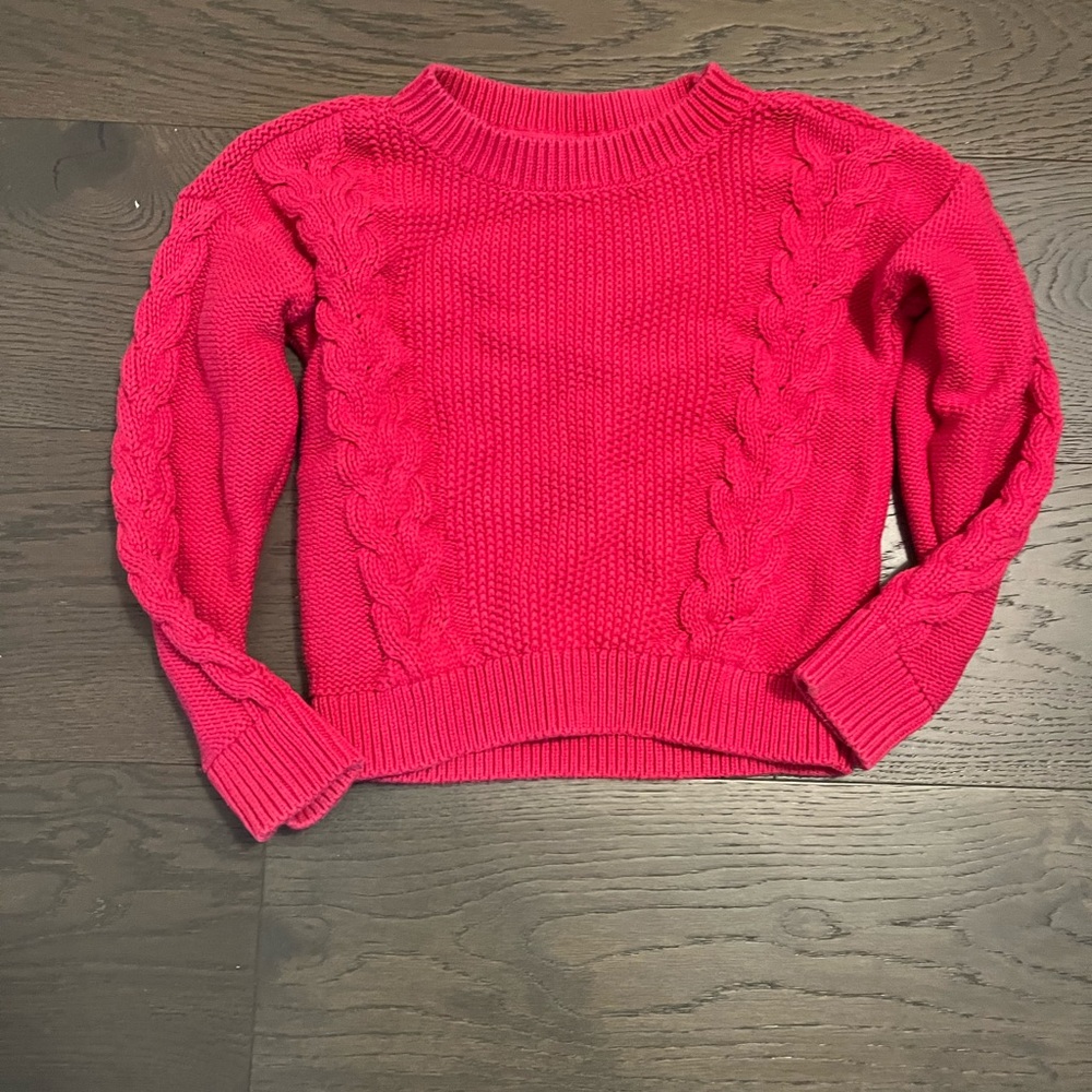 Gap pink girls thick sweater sz 8/10 NWT retail $69